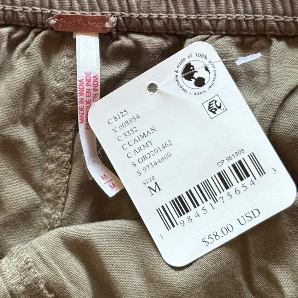 Free People Saylor Poplin Pull-On Shorts - Picture 3 of 6